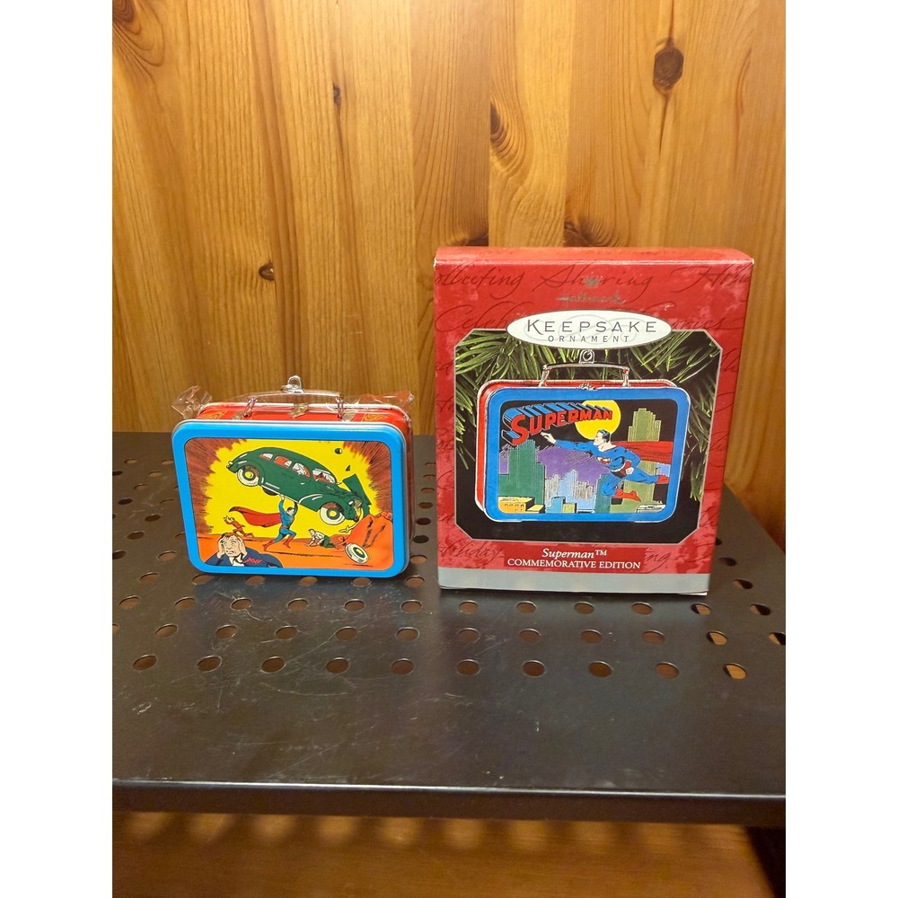 Hallmark Keepsake Ornament Superman Commemorative Edition Mini Lunch Box DC